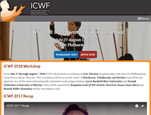 Tablet Screenshot of conductingworkshop.org